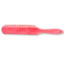 Carlisle 13 1/2" Counter/Bench Brush - Poly/Plastic, Red (40480EC05) thumbnail 3