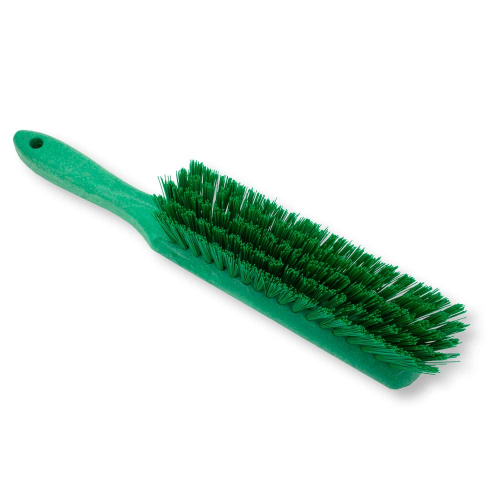 Carlisle 13 1/2" Counter/Bench Brush - Poly/Plastic, Green (40480EC09)