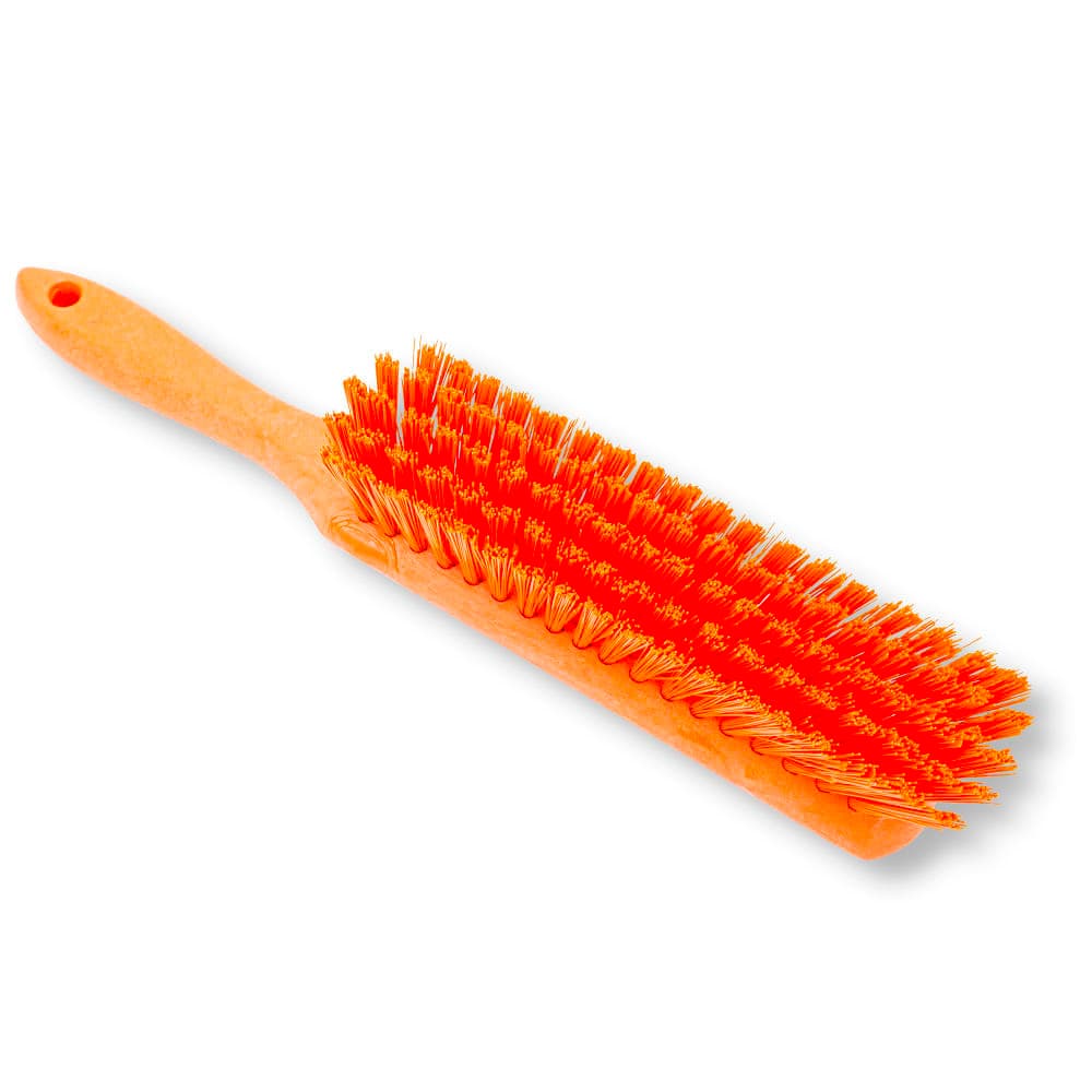 Carlisle 13 1/2" Counter/Bench Brush - Poly/Plastic, Orange (40480EC24)