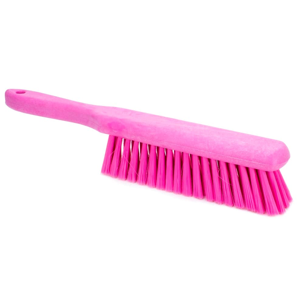 Carlisle 13 1/2" Counter/Bench Brush - Poly/Plastic, Pink (40480EC26)