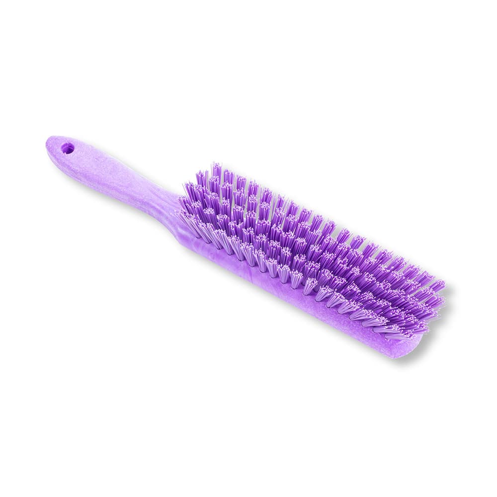 Carlisle 13 1/2" Counter/Bench Brush - Poly/Plastic, Purple (40480EC68)