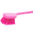 Carlisle 20" Floater Scrub Brush - Poly/Plastic, Pink (40501EC26) thumbnail 3