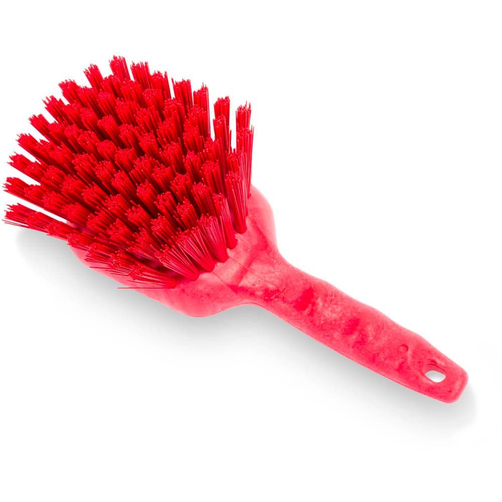 Carlisle 8" Floater Scrub Brush - Poly/Plastic, Red (40541EC05)