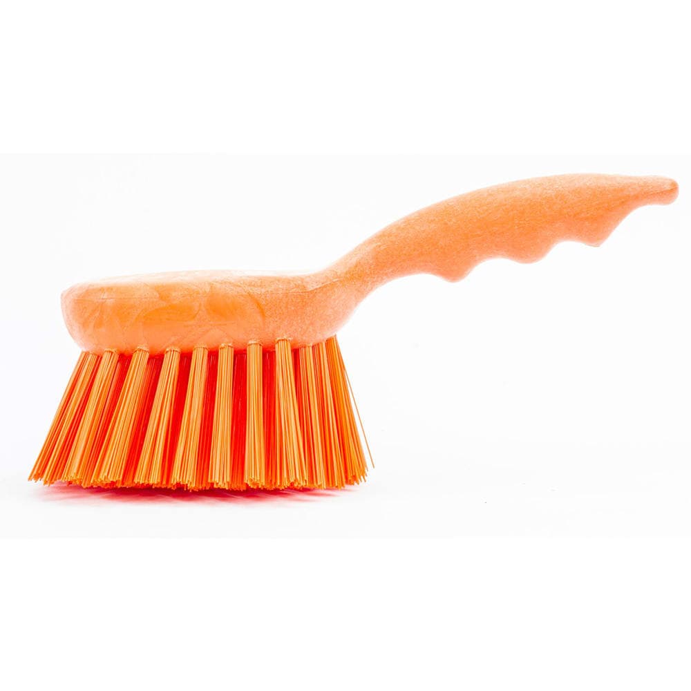 Carlisle 8" Sparta® Floater Scrub Brush w/ Orange Polyester Bristles (40541EC24)