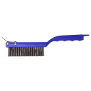 Carlisle 11 1/2" Scratch Brush - End-Scraper, Carbon Steel/Plastic (4067100) thumbnail 3