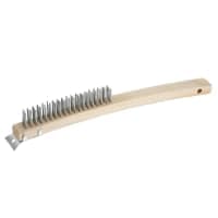 Carlisle 11 1/2" Scratch Brush - End-Scraper, Carbon Steel/Plastic (4067100) thumbnail 5