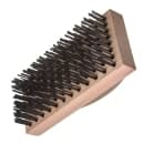 Carlisle 9 3/8" Butcher Block Brush - Steel/Hardwood (4067600) thumbnail 2