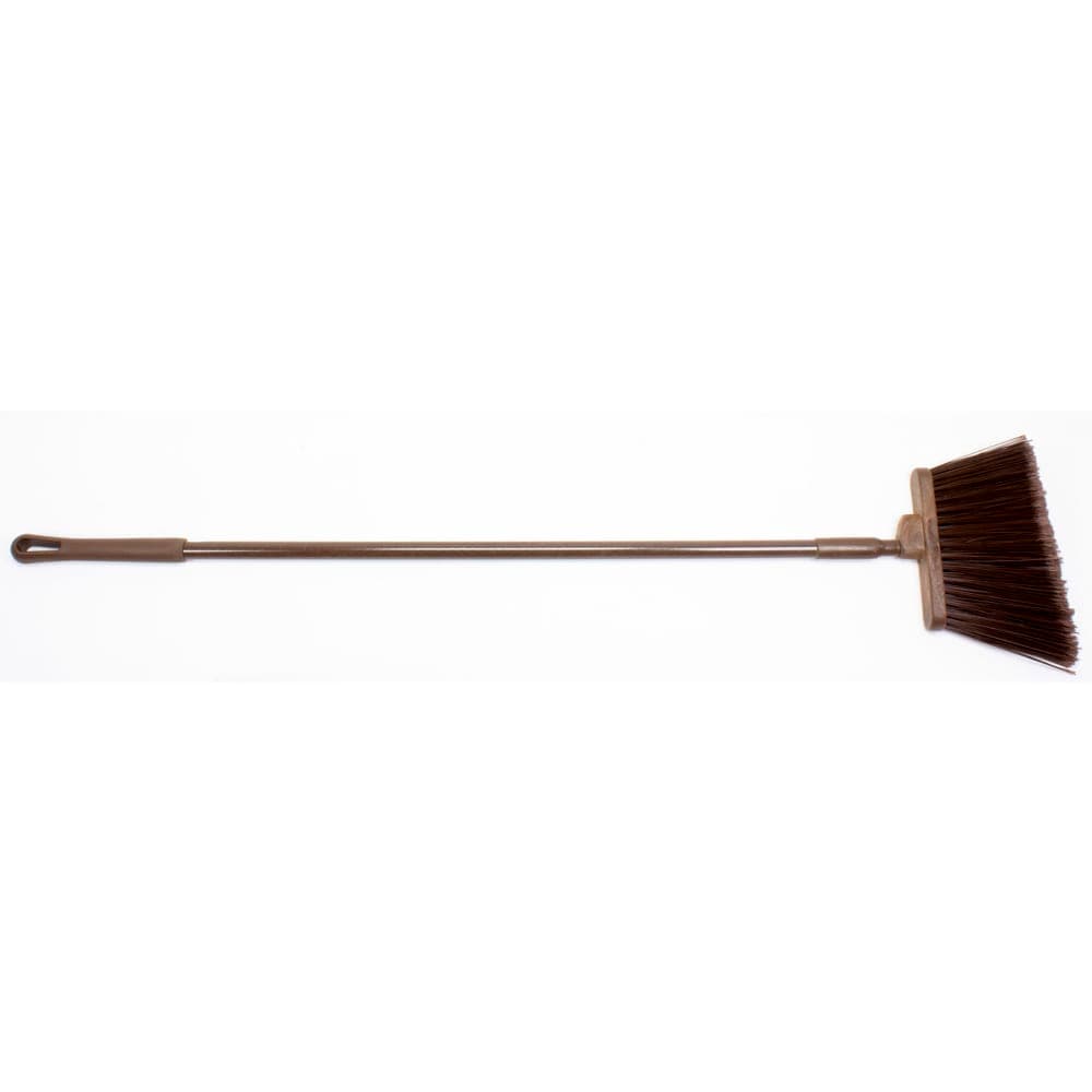 Carlisle 56"L Sparta® Duo-Sweep® Lobby Broom w/ Angled Bristles & Fiberglass Handle, Brown (41082EC01)