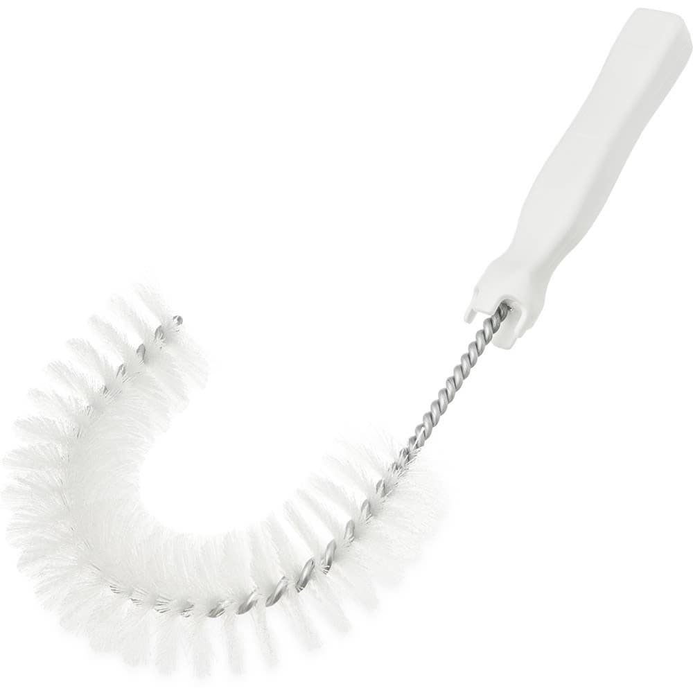 Carlisle 11 1/2" Sparta® Clean-In-Place Brush w/ Poly Bristles - Plastic Handle, White (41100EC02)
