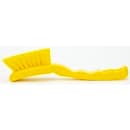 Carlisle 7" Detail Brush - Polyester Bristles, Yellow (41395EC04) thumbnail 2