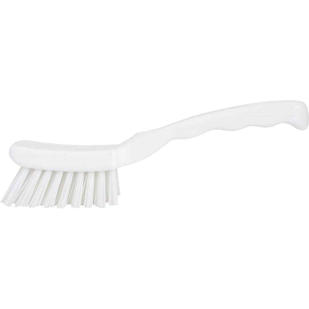 Carlisle 7" Detail Brush - Polyester Bristles, Green (41395EC09)
