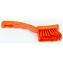 Carlisle 7" Detail Brush - Polyester Bristles, Orange (41395EC24) thumbnail 3