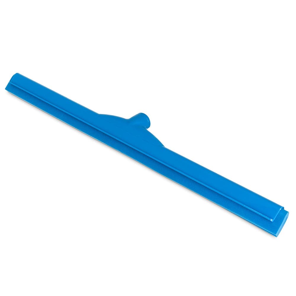 Carlisle 24" Floor Squeegee Head w/ Double Foam Rubber Blade, Blue (4156814)