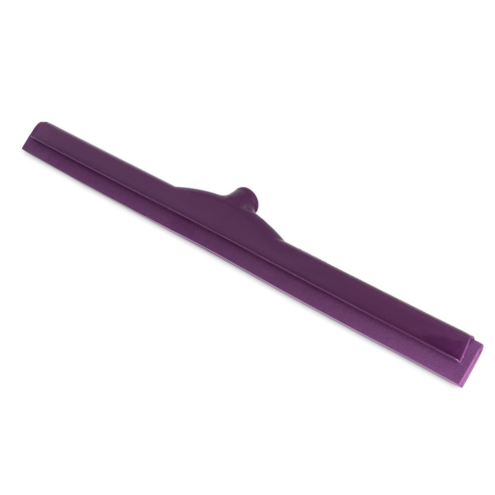 Carlisle 24" Floor Squeegee Head w/ Double Foam Rubber Blade, Purple (4156868)