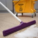 Carlisle 24" Floor Squeegee Head w/ Double Foam Rubber Blade, Purple (4156868) thumbnail 5