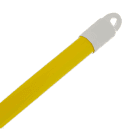 Carlisle 60" Quik-Release™ Mop Handle w/ Plastic Head, Fiberglass, Yellow (4166404) thumbnail 3