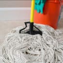 Carlisle 60" Quik-Release™ Mop Handle w/ Plastic Head, Fiberglass, Yellow (4166404) thumbnail 5