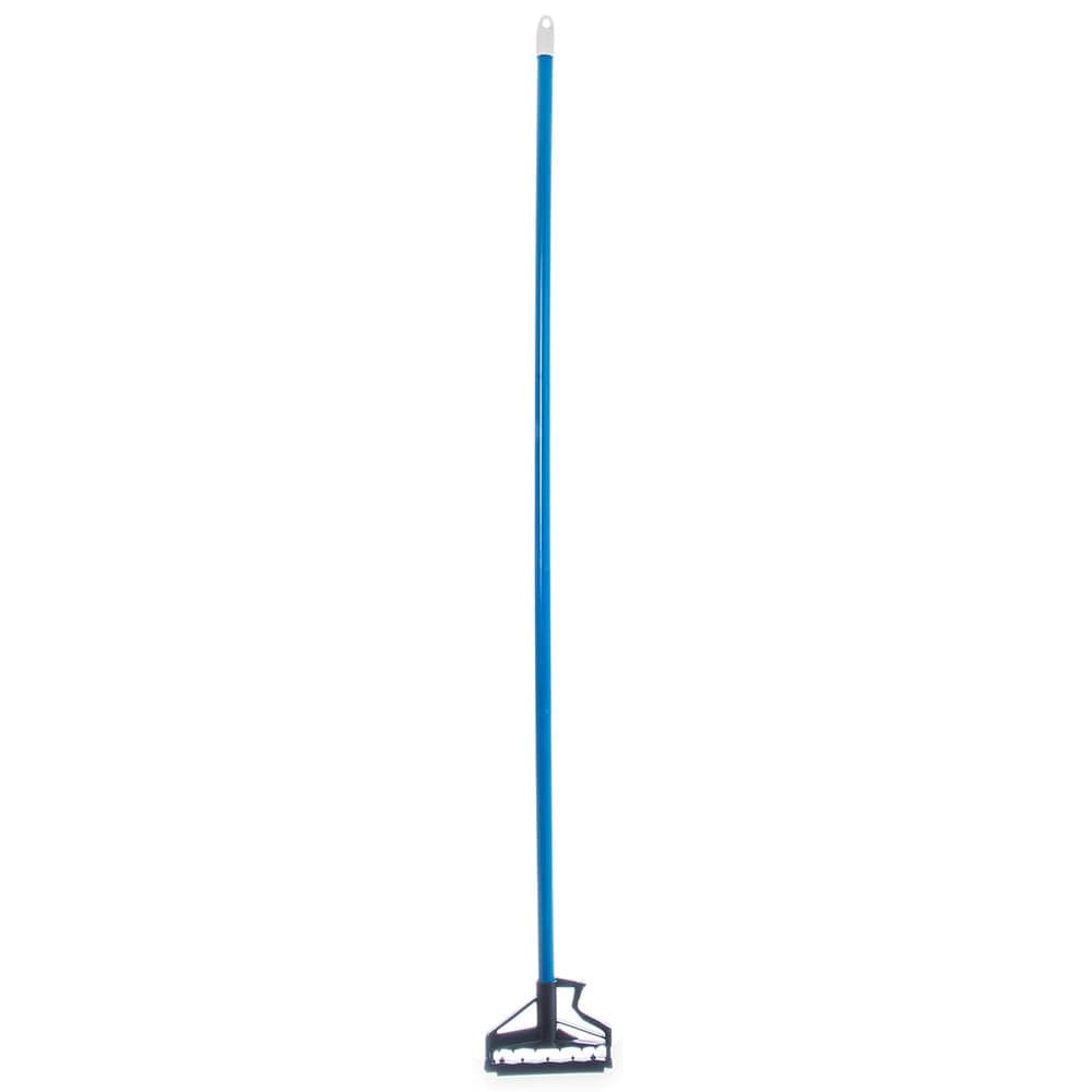 Carlisle 60" Quik-Release™ Mop Handle w/ Plastic Head, Fiberglass, Blue (4166414)