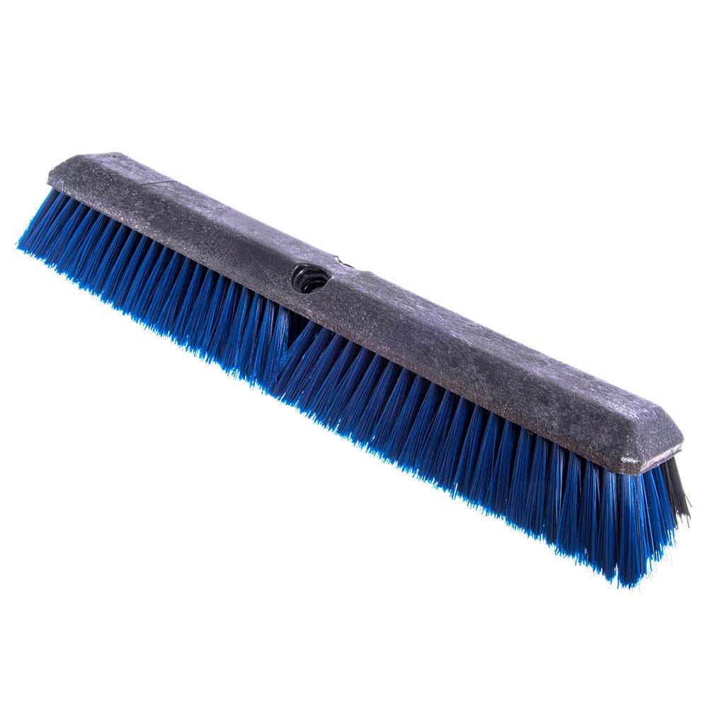 Carlisle 24" Push Broom Head w/ Short Heavy Front & Fine/Medium Back Bristles (4188100)