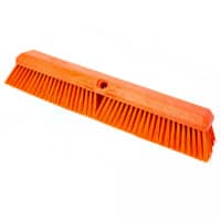 Carlisle 18" Push Broom Head w/ Synthetic Bristles, Orange (4189024) thumbnail 3