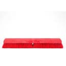 Carlisle 18" Push Broom Head w/ Fine/Medium Bristles, Red (41890EC05) thumbnail 4
