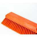 Carlisle 18" Push Broom Head w/ Fine/Medium Bristles, Orange (41890EC24) thumbnail 4