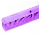 Carlisle 18" Push Broom Head w/ Fine/Medium Bristles, Purple (41890EC68) thumbnail 4