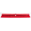 Carlisle 24" Push Broom Head w/ Red Fine & Medium Polyester Bristles (41891EC05) thumbnail 2