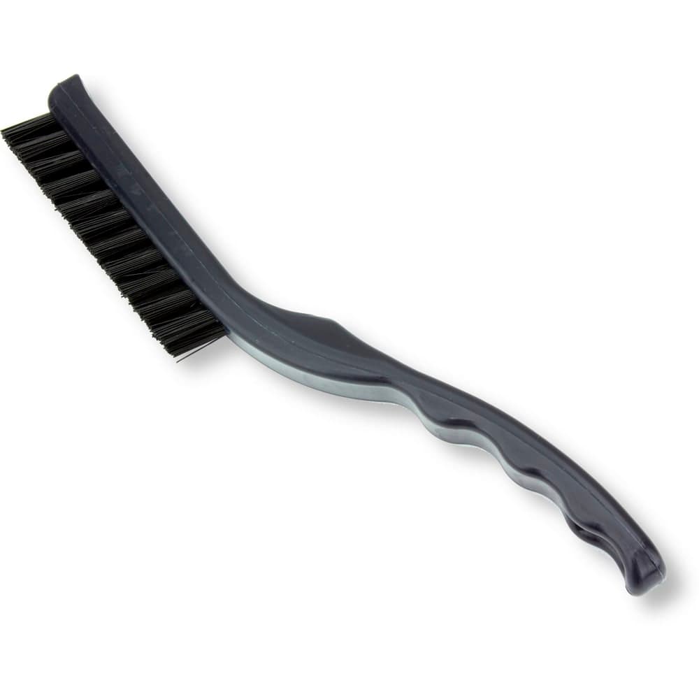 Carlisle 9" Detail Brush - Polyester Bristles, Black (42022EC03)