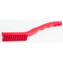 Carlisle 9" Detail Brush - Polyester Bristles, Red (42022EC05) thumbnail 2