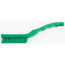 Carlisle 9" Detail Brush - Polyester Bristles, Green (42022EC09) thumbnail 2