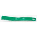 Carlisle 9" Detail Brush - Polyester Bristles, Green (42022EC09) thumbnail 3