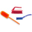 Carlisle 9" Detail Brush - Polyester Bristles, Blue (42022EC14) thumbnail 5