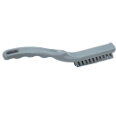 Carlisle 9" Detail Brush - Polyester Bristles, Gray (42022EC23) thumbnail 3