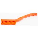 Carlisle 9" Detail Brush - Polyester Bristles, Orange (42022EC24) thumbnail 2