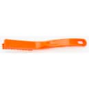 Carlisle 9" Detail Brush - Polyester Bristles, Orange (42022EC24) thumbnail 3
