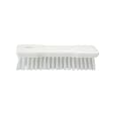 Carlisle 8" Comfort Grip Hand Scrub - Polyester Bristles, White (42024EC02) thumbnail 2