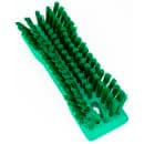 Carlisle 8" Comfort Grip Hand Scrub - Polyester Bristles, Green (42024EC09) thumbnail 3