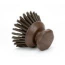 Carlisle 5" Round Scrub Brush - Polyester Bristles, Brown (42395EC01) thumbnail 3