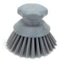 Carlisle 5" Round Scrub Brush - Polyester Bristles, Gray (42395EC23) thumbnail 3
