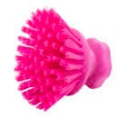 Carlisle 5" Round Scrub Brush - Polyester Bristles, Pink (42395EC26) thumbnail 4
