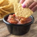 Carlisle 4" Round Ramekin w/ 6 oz Capacity, Smooth, Black (4312603) thumbnail 5