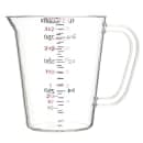 Carlisle 32 oz Oval Measuring Cup w/ Pour Spout & C-Handle, Polycarbonate, Clear (4314307) thumbnail 2