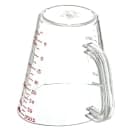 Carlisle 32 oz Oval Measuring Cup w/ Pour Spout & C-Handle, Polycarbonate, Clear (4314307) thumbnail 4