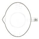 Carlisle 128 oz Oval Measuring Cup w/ Pour Spout & C-Handle, Polycarbonate, Clear (4314507) thumbnail 3