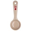 Carlisle 1 1/2 oz Solid Portion Server w/ Short Handle, Polycarbonate, Beige (432206) thumbnail 2