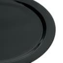 Carlisle 10 1/4" Round Melamine Dinner Plate, Black (4350003) thumbnail 3