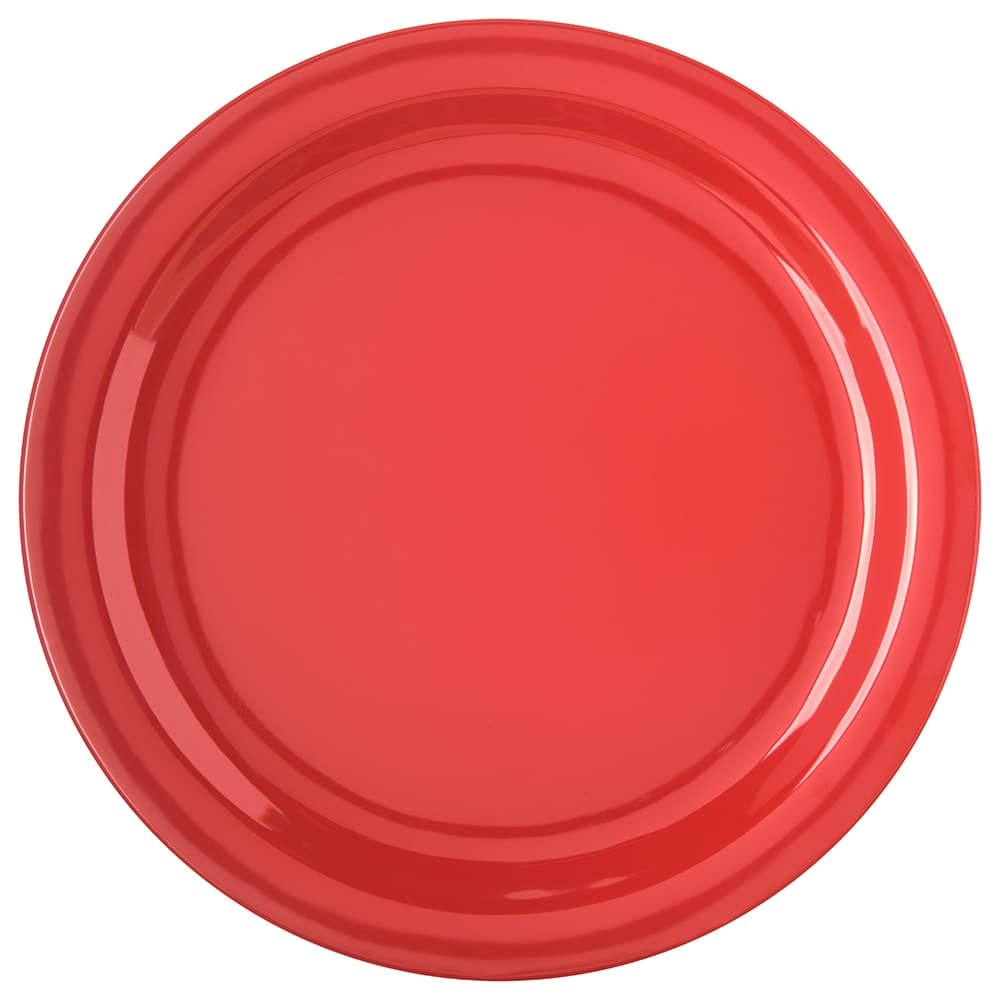 Carlisle 10 1/4" Round Melamine Dinner Plate, Red (4350005)