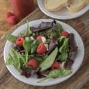 Carlisle 7 1/4" Round Melamine Salad Plate, White (4350302) thumbnail 5