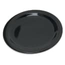 Carlisle 7 1/4" Round Melamine Salad Plate, Black (4350303) thumbnail 2